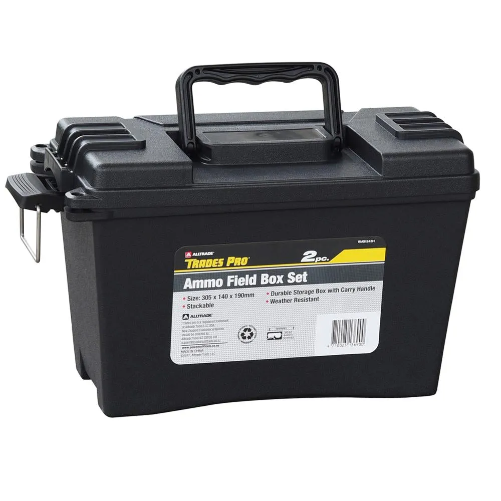 2 X Trades Pro Ammo Field Box