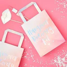 5 pack- Paper Bachelorette Hangover Kit Favor Bags