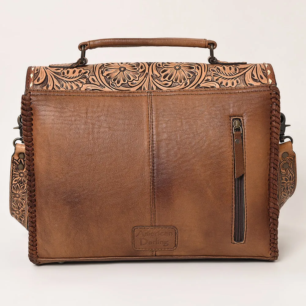ADBG1210 American Darling Hand Tooled Genuine Leather Women Bag Western Handbag Purse