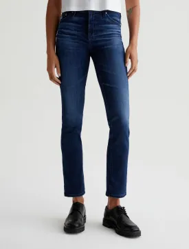 AG Mari High Rise Slim Straight Leg Denim - 5 Years Blue Essence