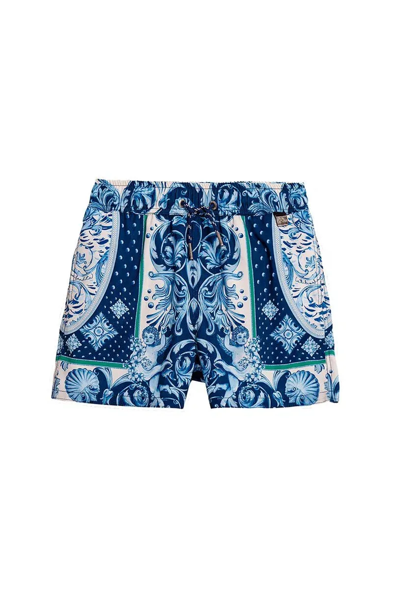 Agua Bendita Cardumen Nick Boys Swim Trunk