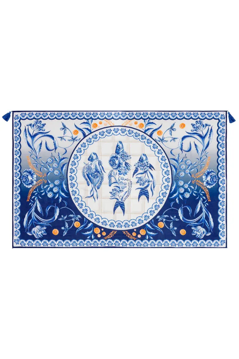 Agua Bendita Marine Azure Pareo Cover Up