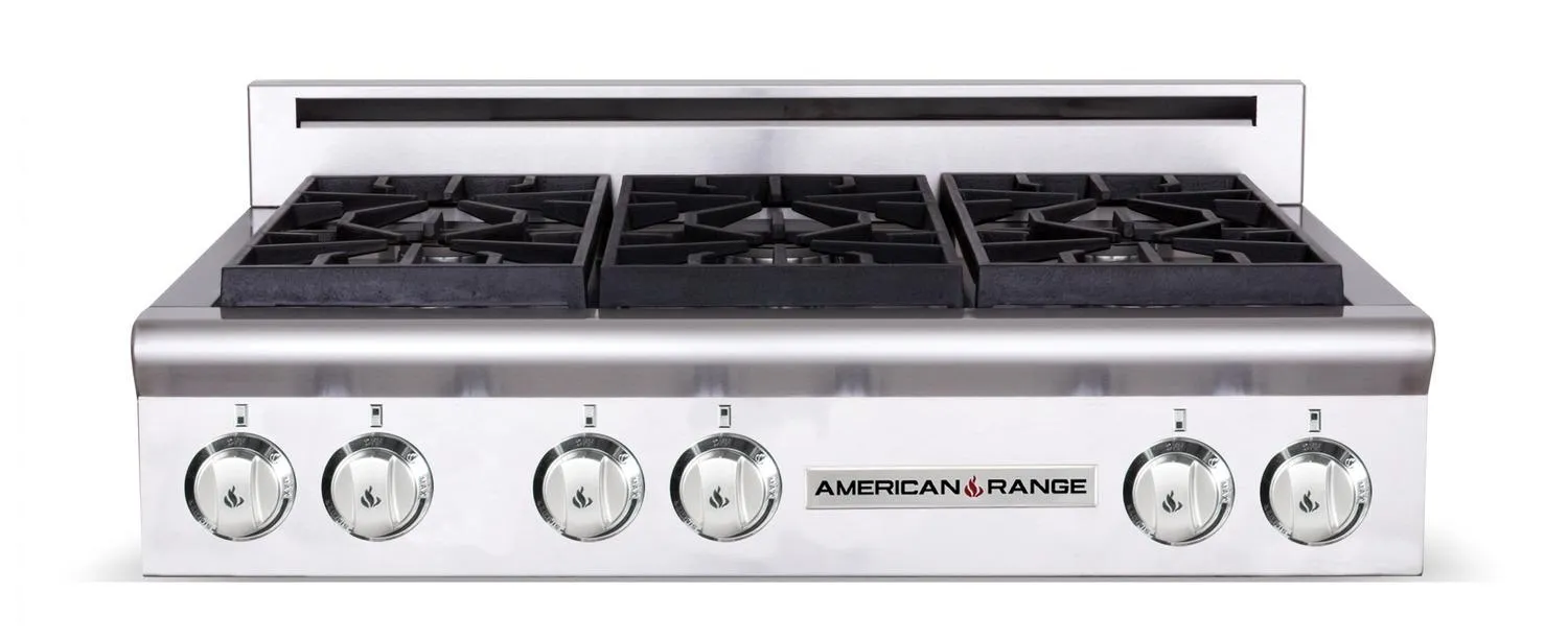 American Range AMERICANRANGELEGENDARSCT364GD Legend 36 Inch Cuisine Rangetop