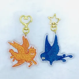 Angelic Messengers Glitter Keychains