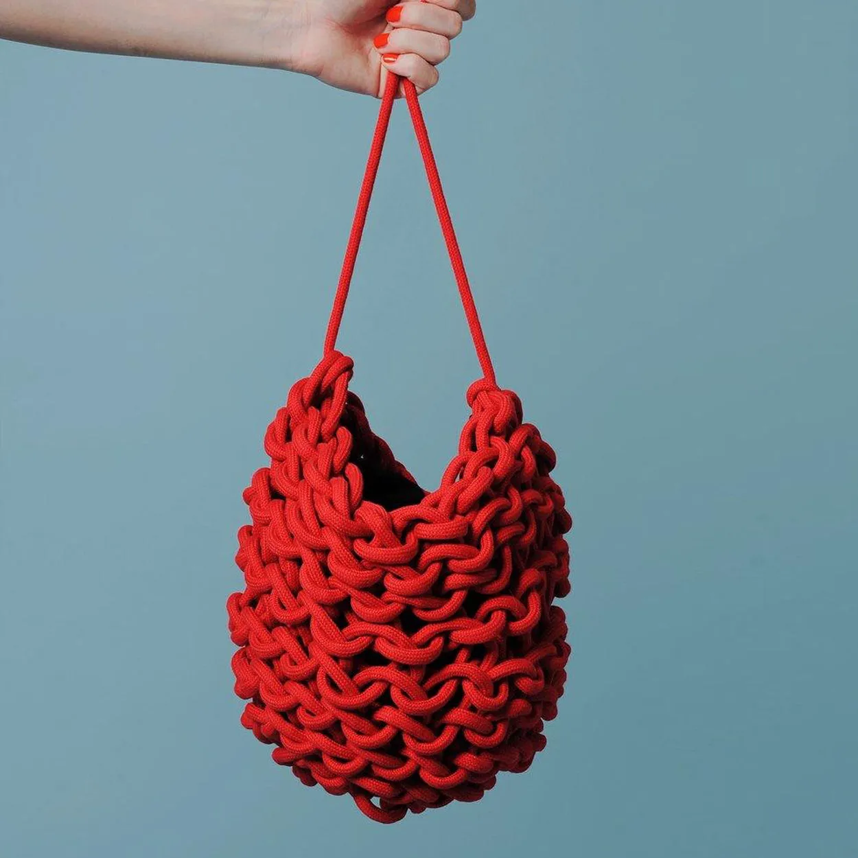 Anne Handmade Bucket Bag Red  (Various Colors)