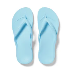 Archies Arch Support Flip Flops - Sky Blue