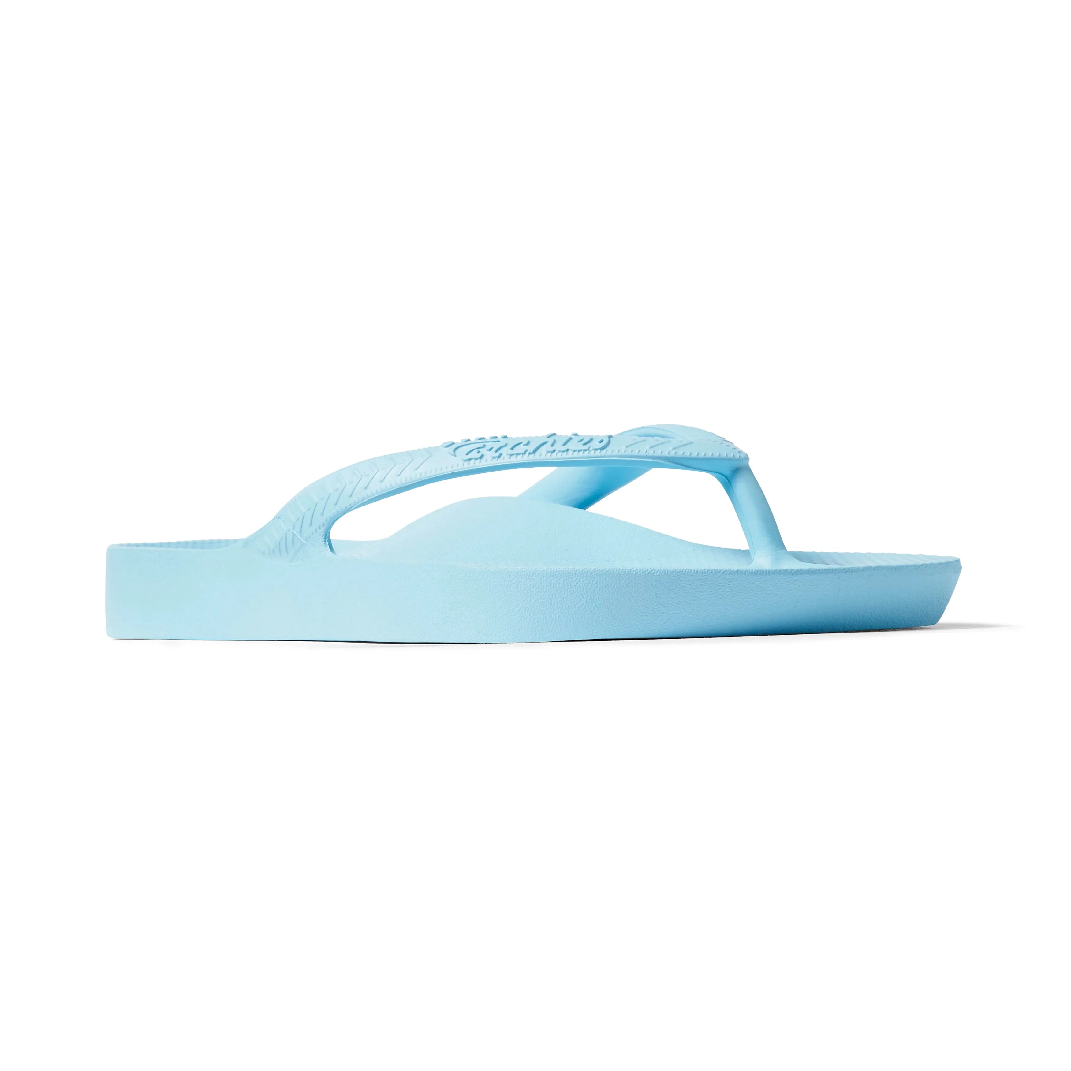 Archies Arch Support Flip Flops - Sky Blue