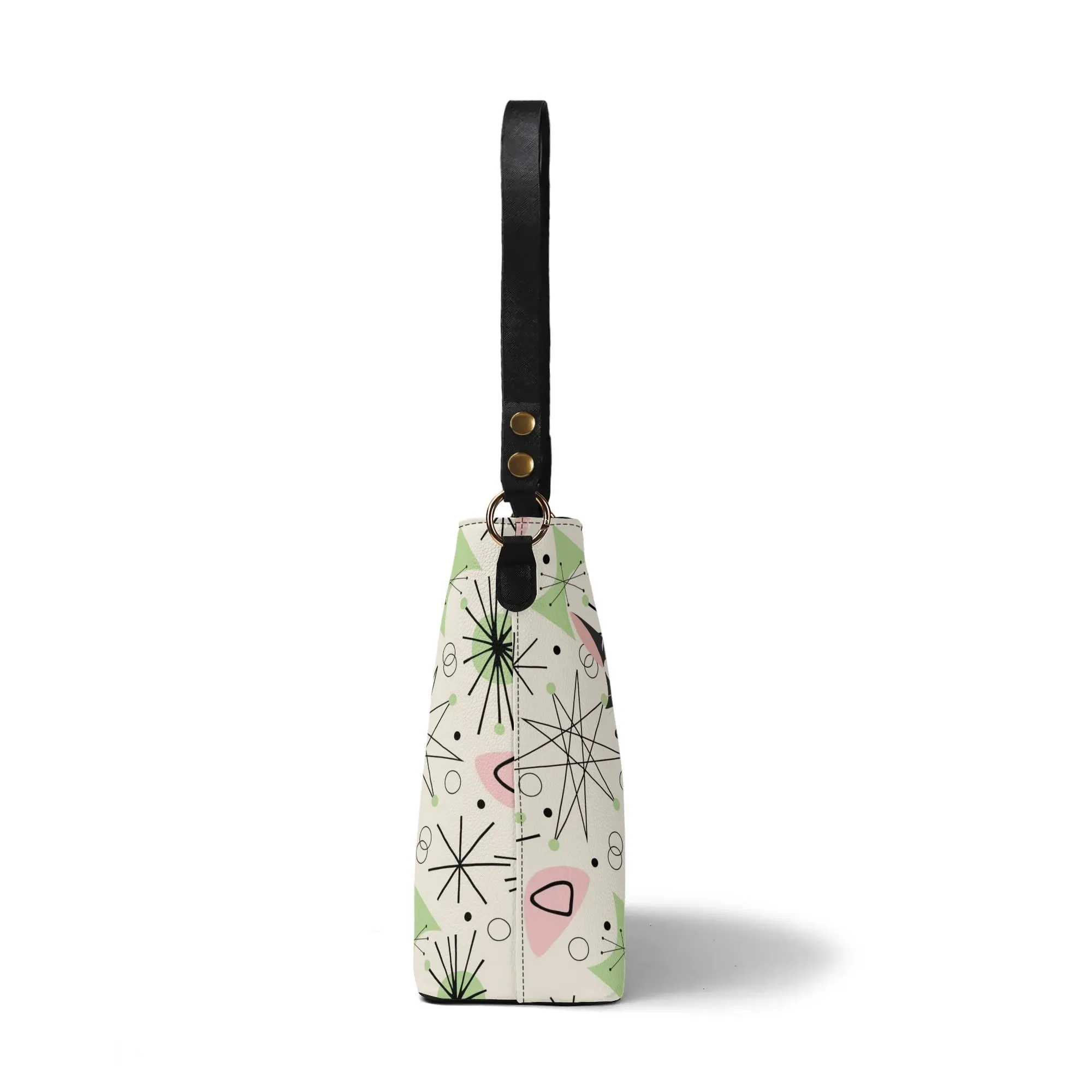 Atomic Cat Bucket Bag, Astro Atomic 50s Kitschy Style