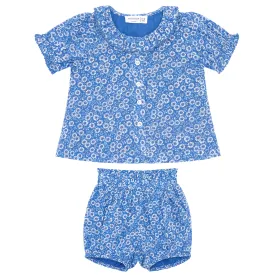 baby girls rosebay puff sleeve bloomer set