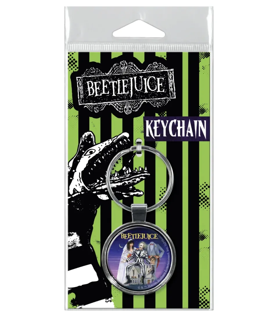 Beetlejuice Poster Keychain