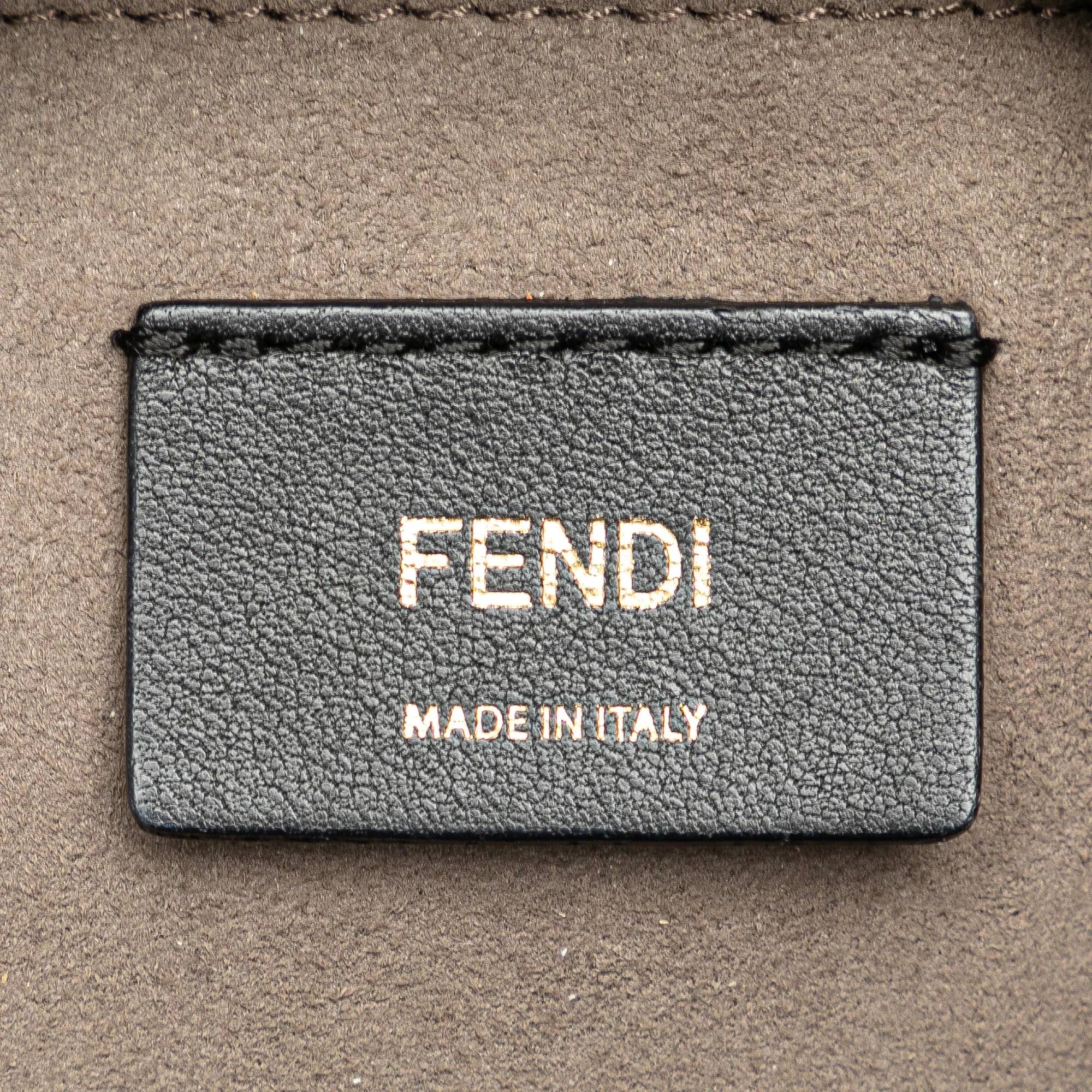 Black Fendi Calfskin F is Fendi Camera Bag