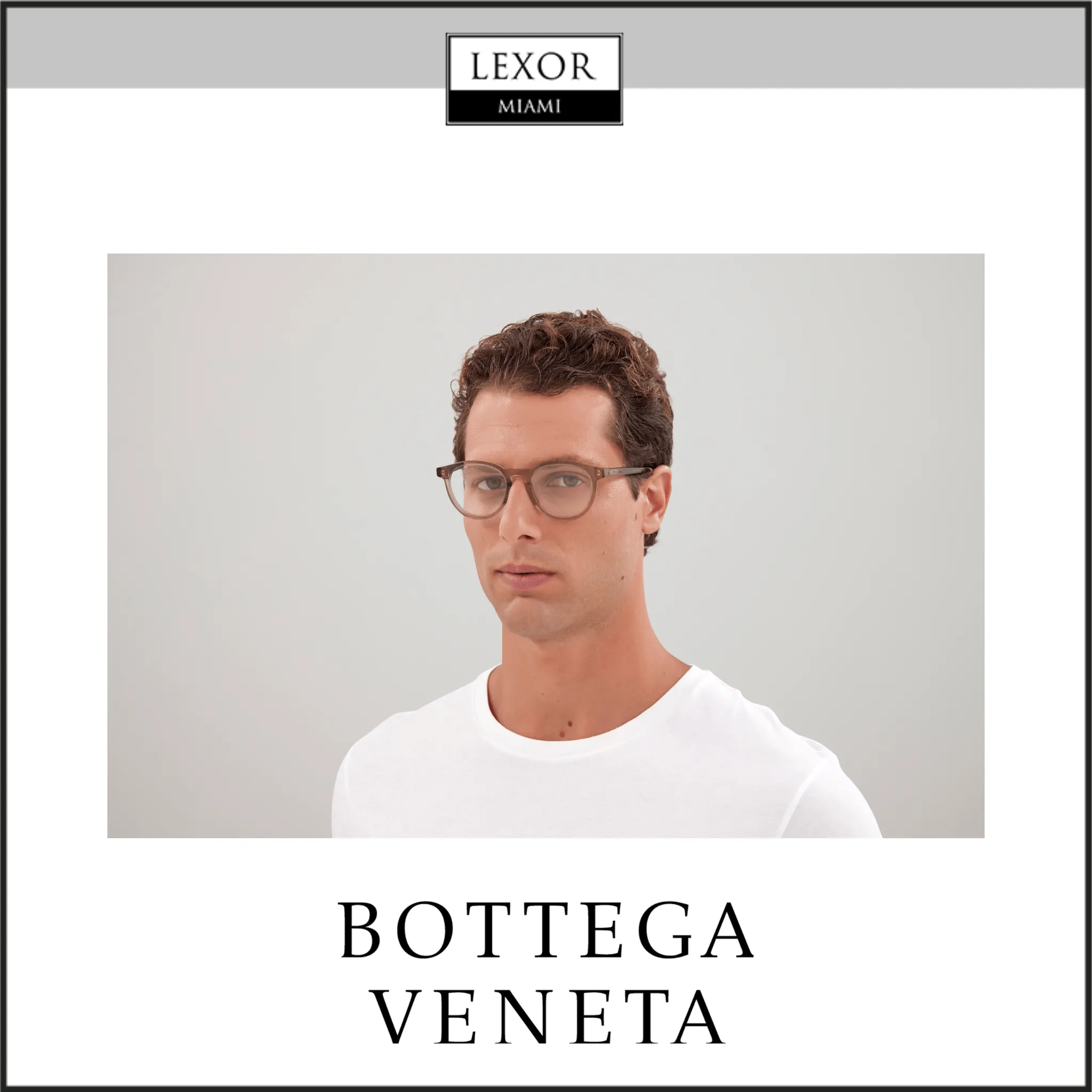 Bottega Veneta BV1225O-004 50 Optical Frame UNISEX RECY