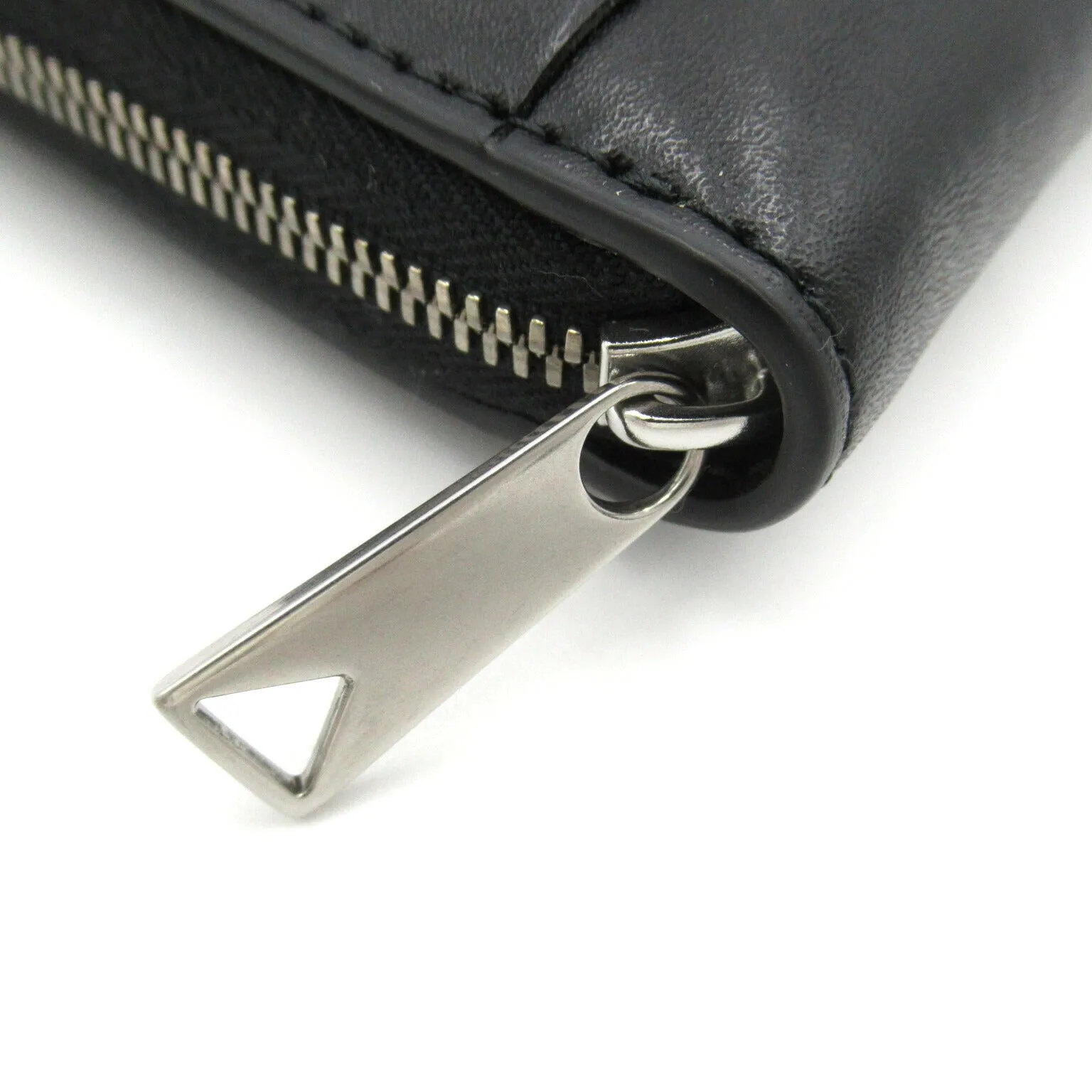Bottega Veneta Leather Long Wallet Black