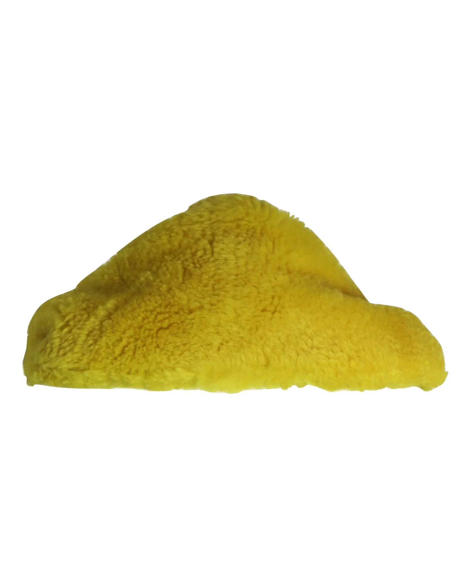 Bottega Veneta Leather-Trimmed Scarf in Yellow Shearling