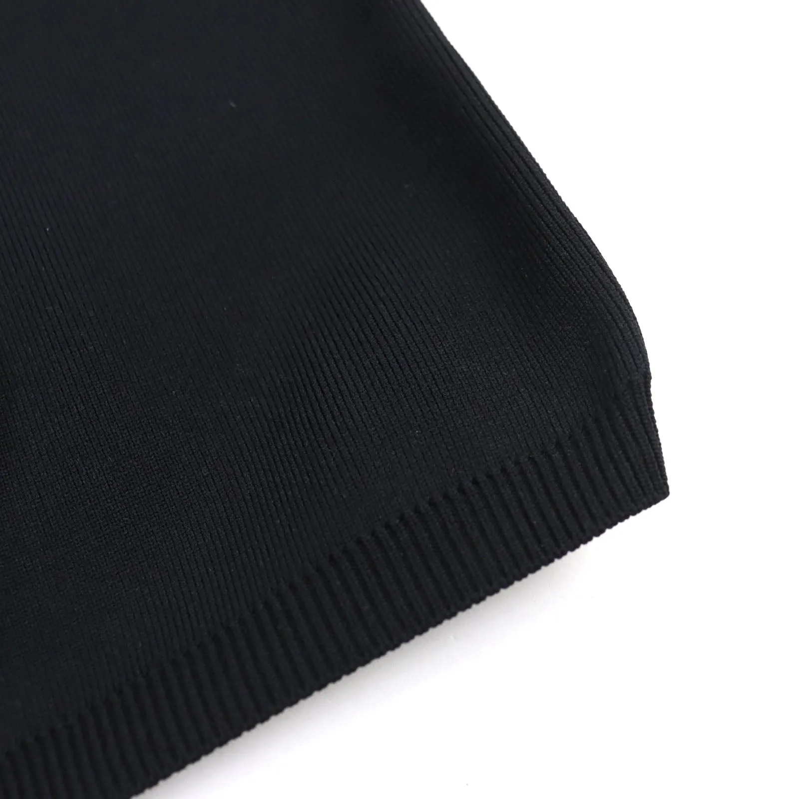 Bottega Veneta Nylon Crew Neck Knit Black