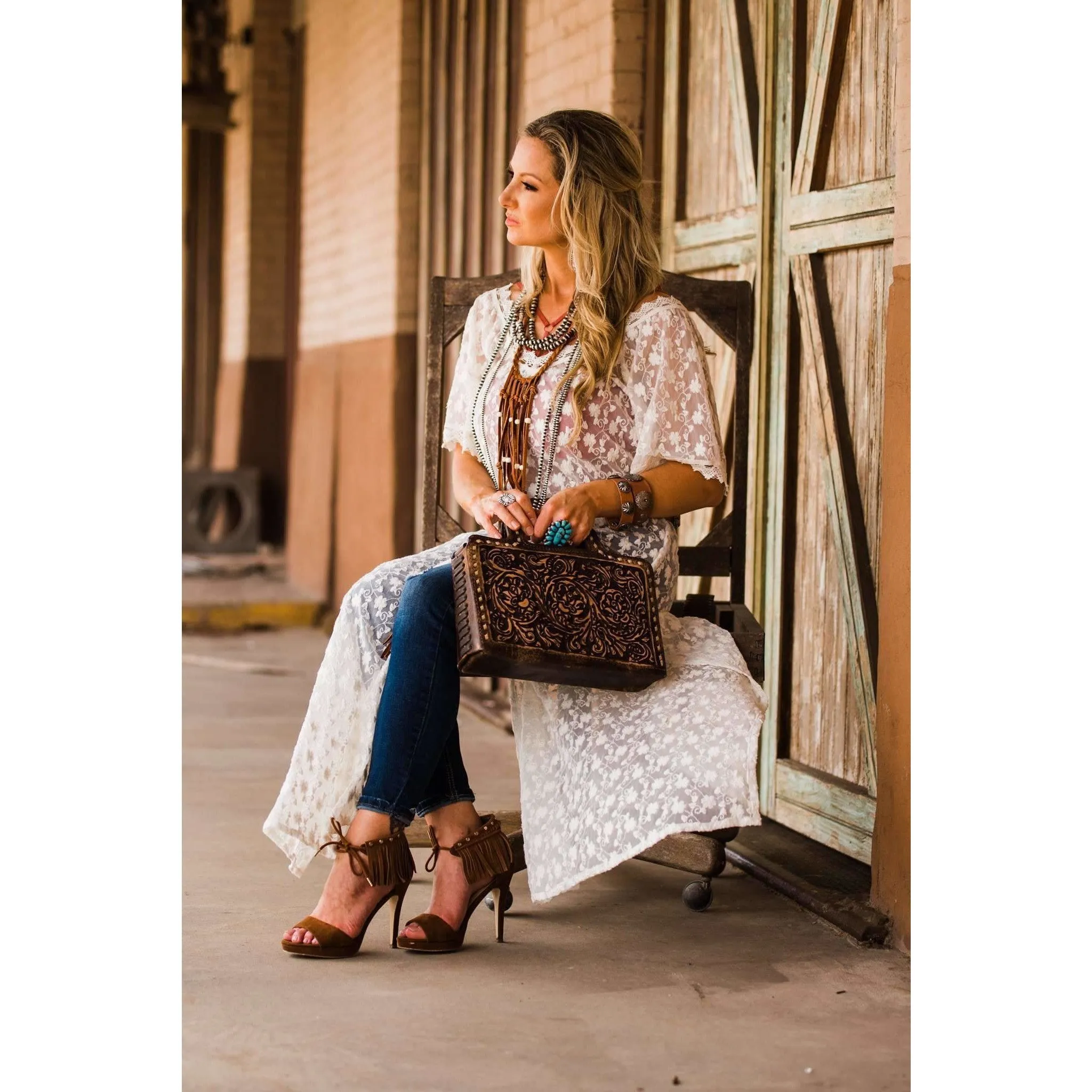 BRIEFCASE17 - Tularosa Brown Vintage Briefcase
