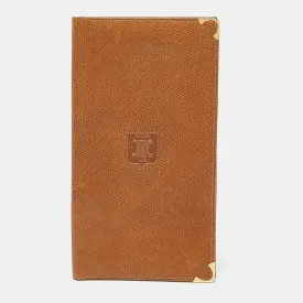 Brown Leather Cheque Book Holder