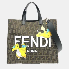 Brown Zucca Tote Bag