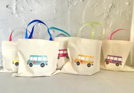 Busses cotton party bags