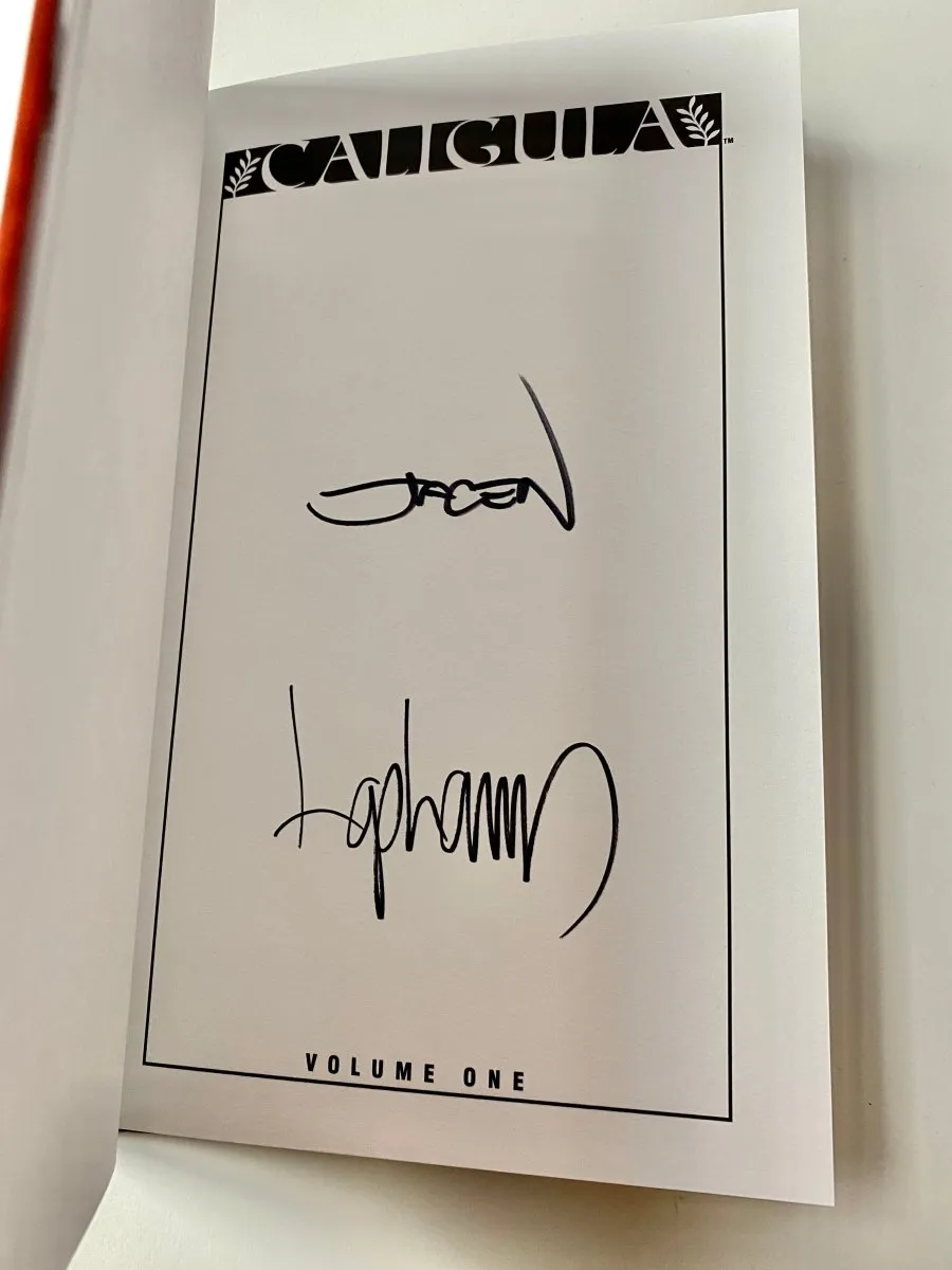 CALIGULA HC VOL 01 (signed by David Lapham & Jacen Burrows)