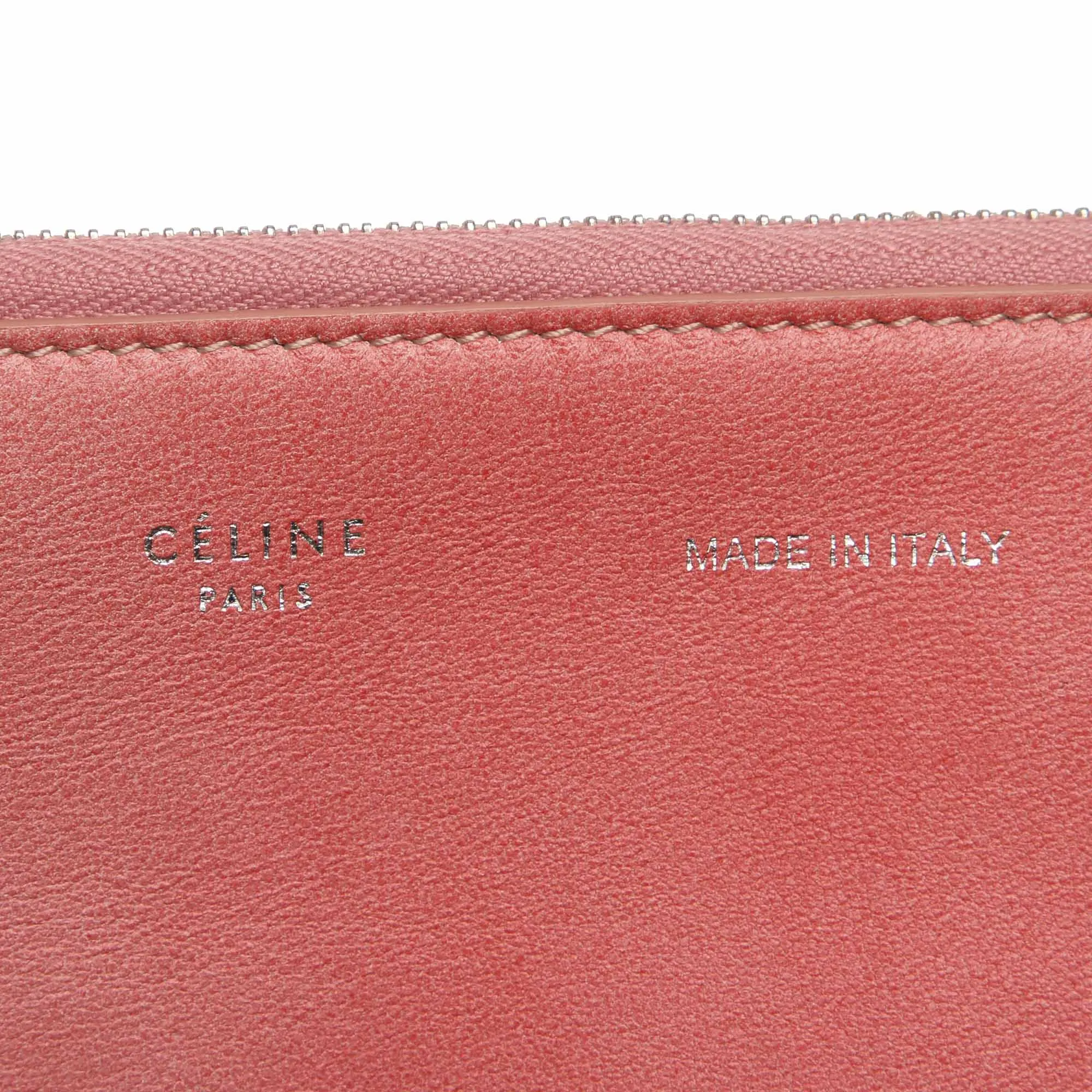 Celine 2018 PVC Shopping Bag with Solo Pouch Red