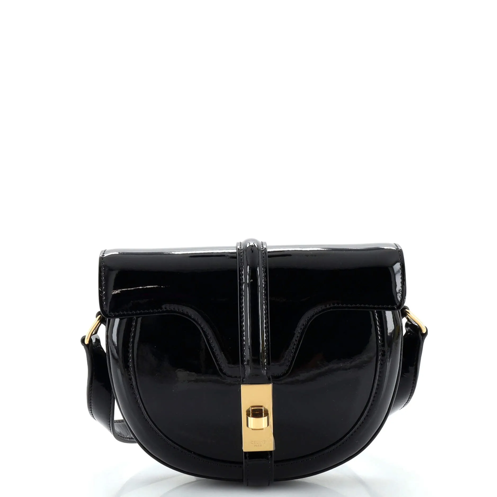 CELINE Besace 16 Bag Patent Small
