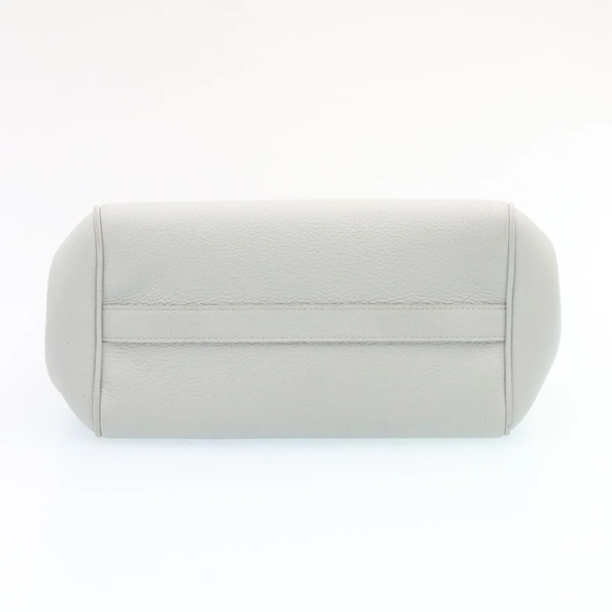 CELINE Small fold Cabas Hand Bag 2way Shoulder Bag Light Blue Auth 28800