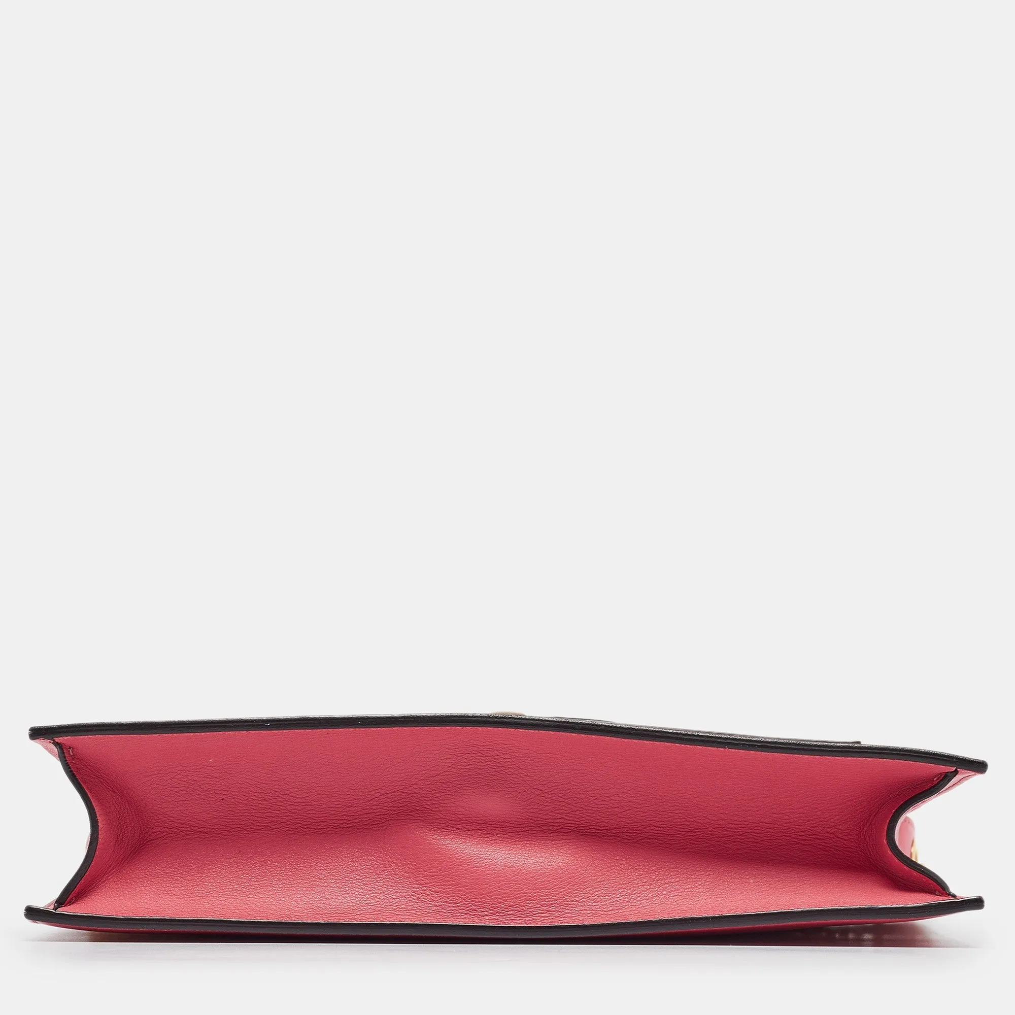 CELINE Tricolor Leather Pocket Envelope Shoulder Bag