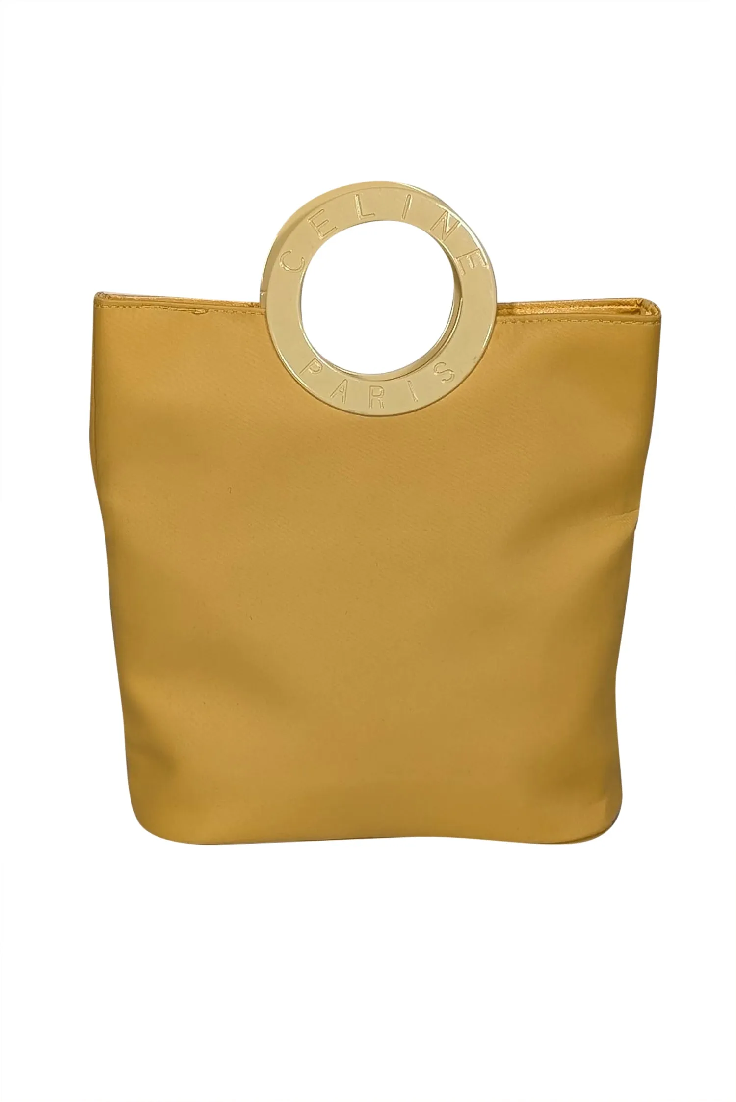 Celine - Yellow "O" Ring Handle Mini Bag