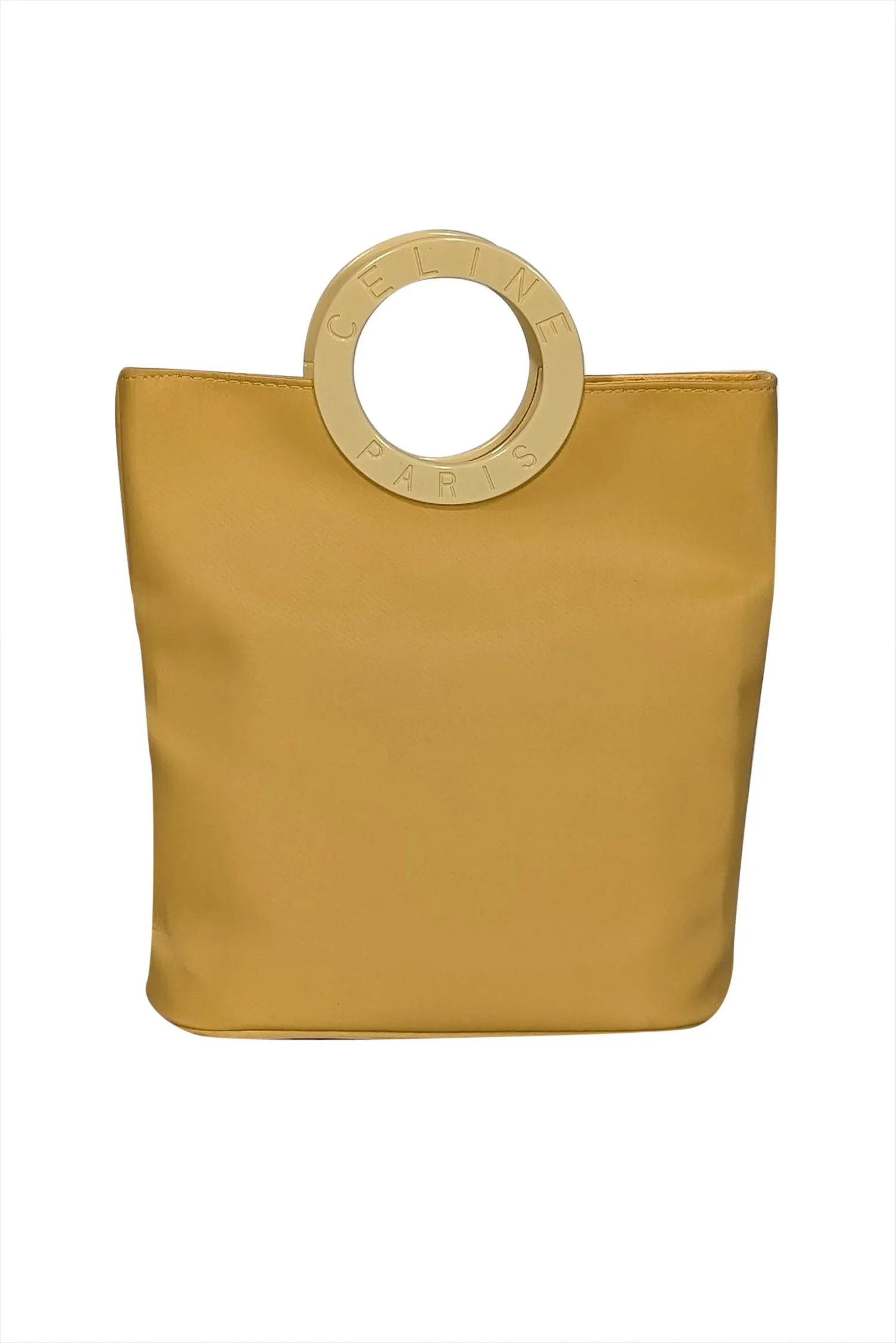 Celine - Yellow "O" Ring Handle Mini Bag