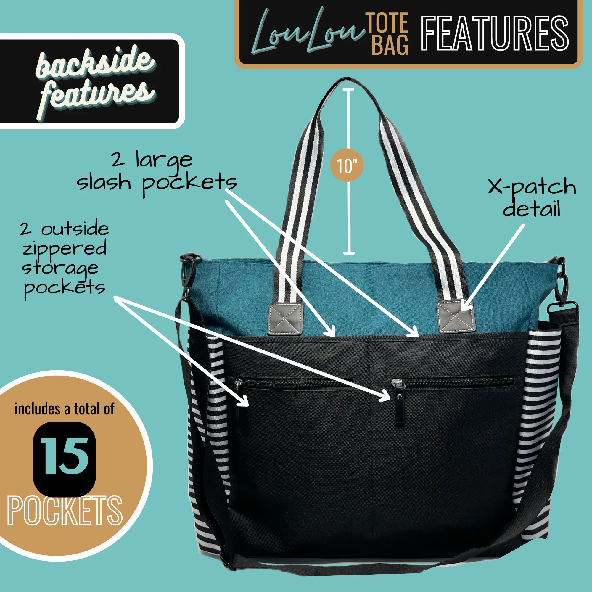 Chaos Coordinator LouLou Teal Tote Bag for Bosses