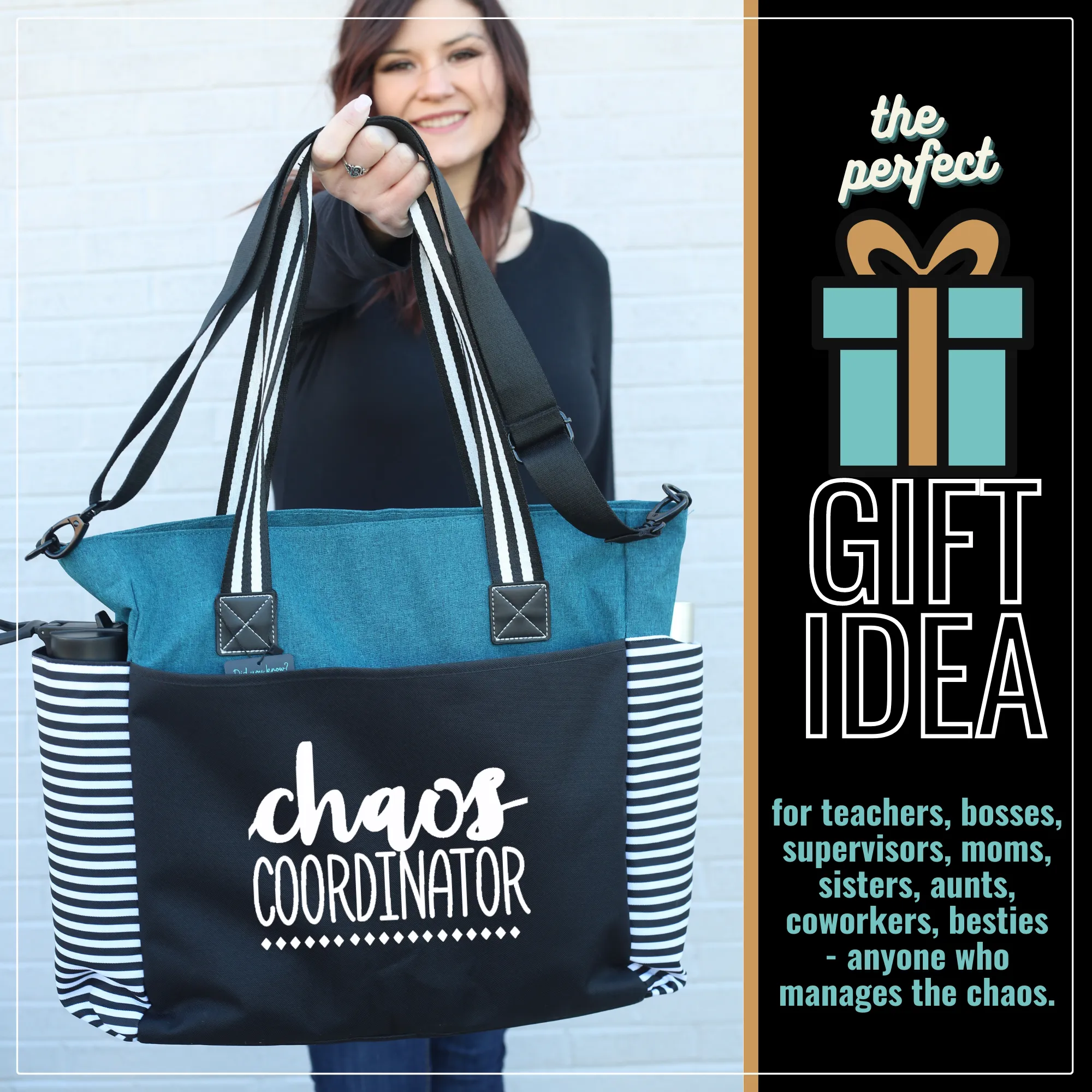 Chaos Coordinator LouLou Teal Tote Bag for Bosses