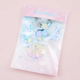 Cinnamoroll 20th Anniversary Triple Charm Keychain - Pompompurin & Pochacco