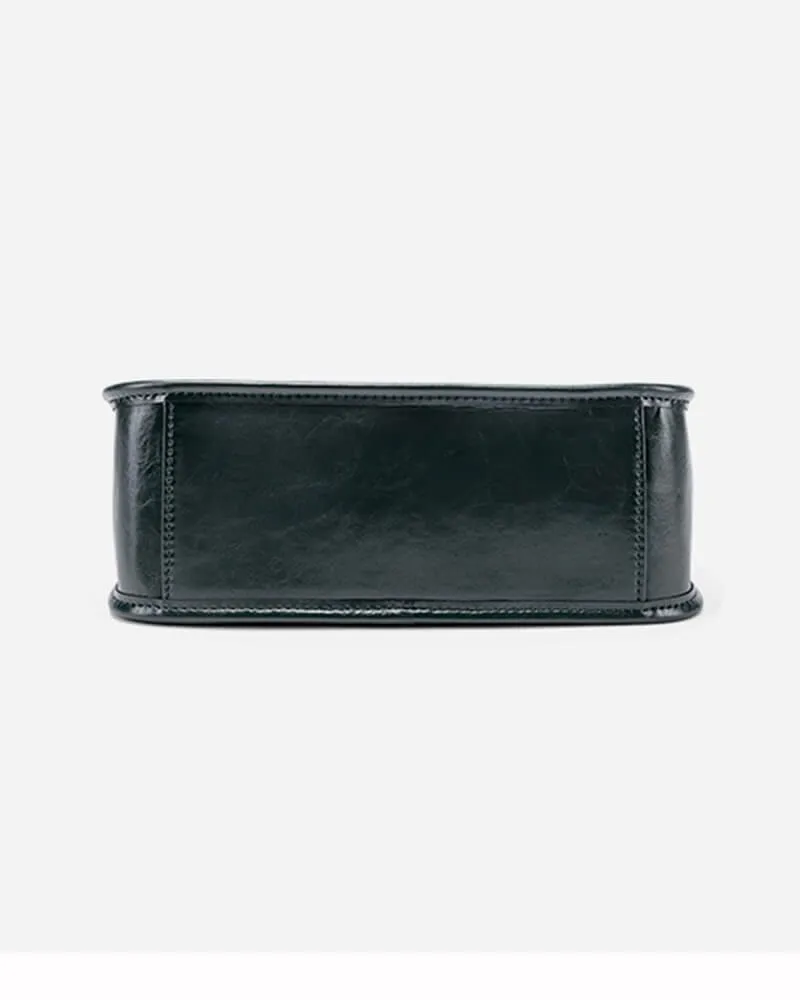 Convertible Chain Leather Crossbody Bag
