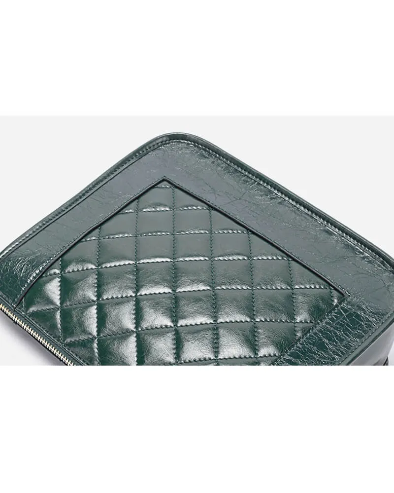 Convertible Chain Leather Crossbody Bag