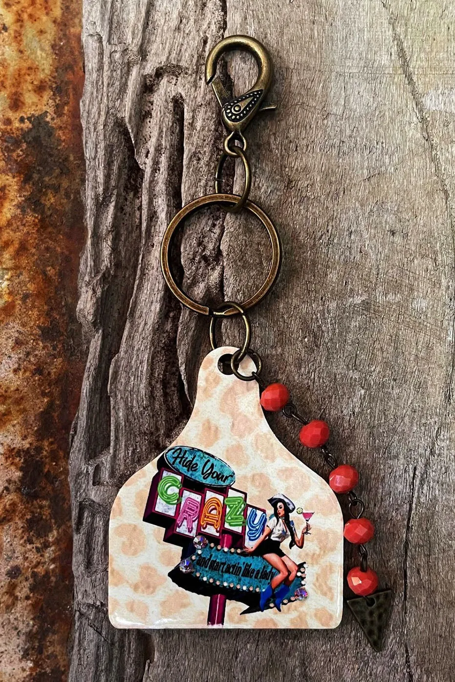 Cowtag Keychains