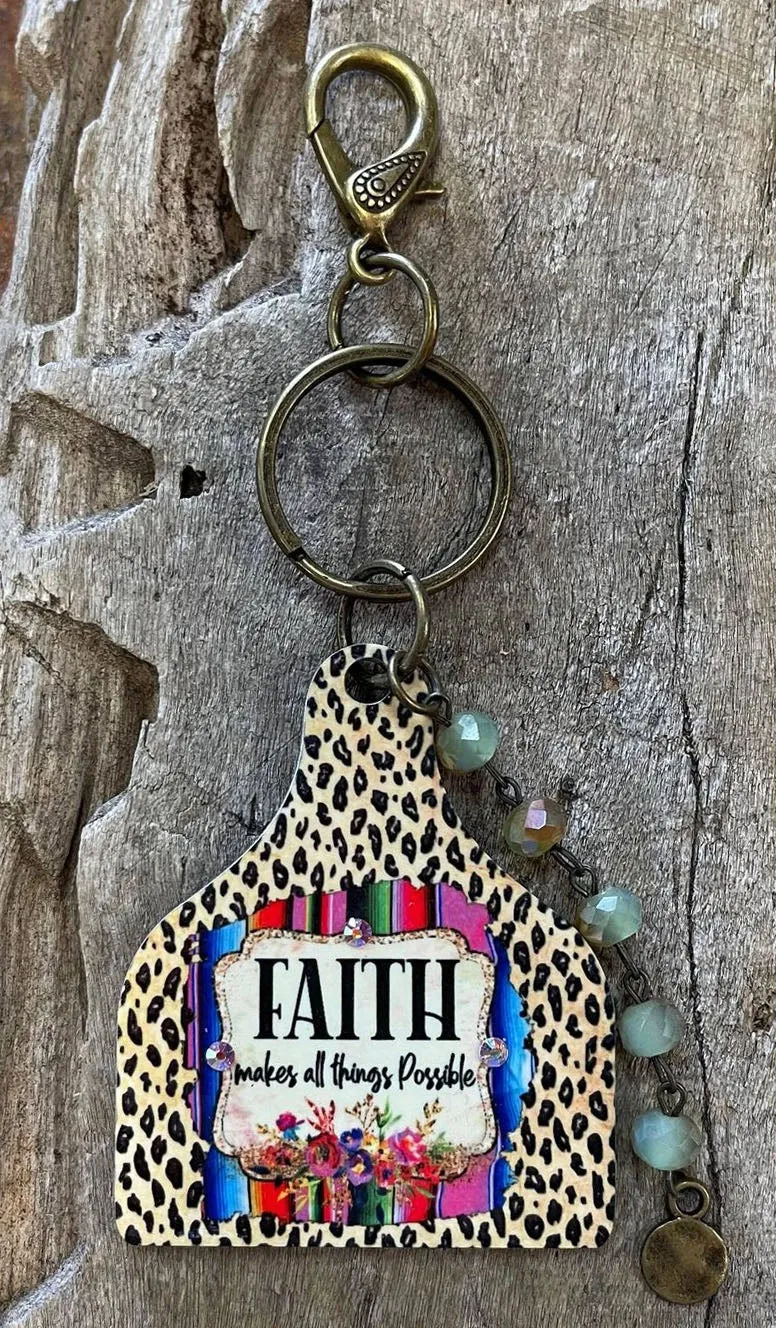 Cowtag Keychains