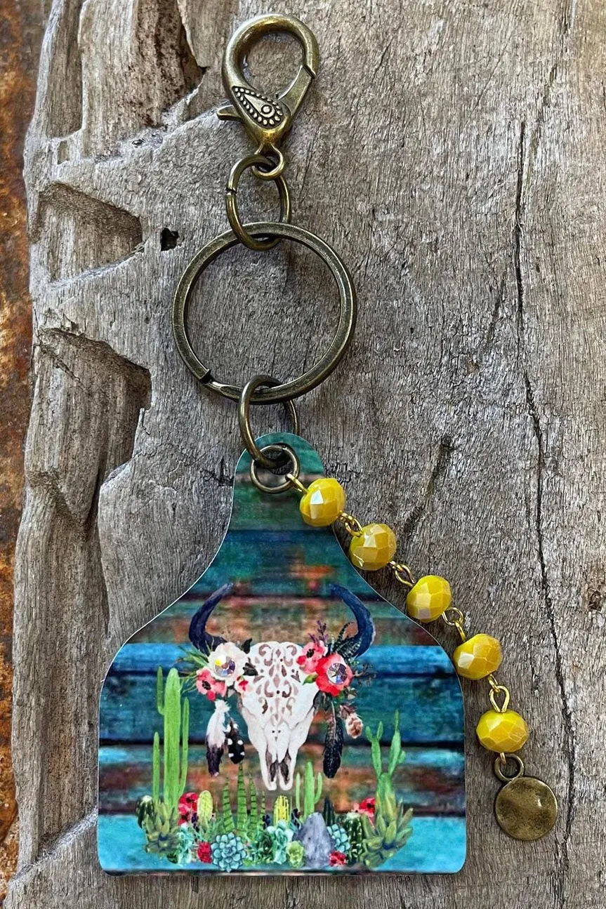 Cowtag Keychains