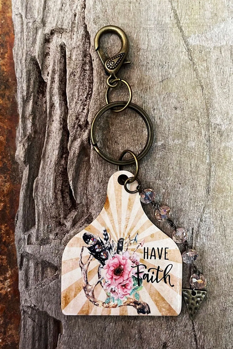 Cowtag Keychains