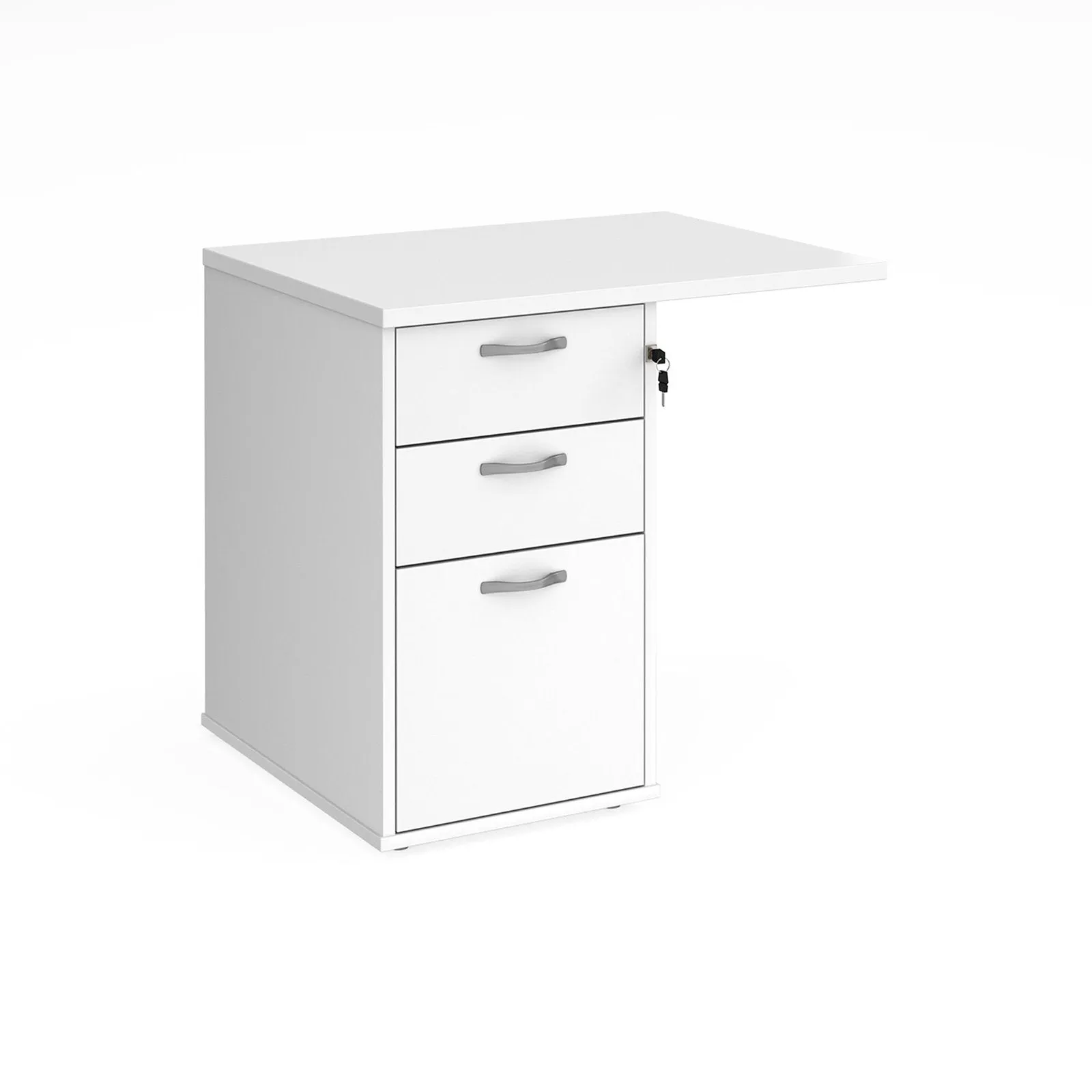 Desk high 3 drawer pedestal