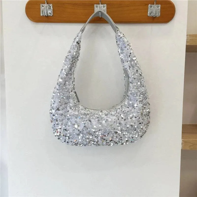 Dinner Sequins Shiny Clutch Bag