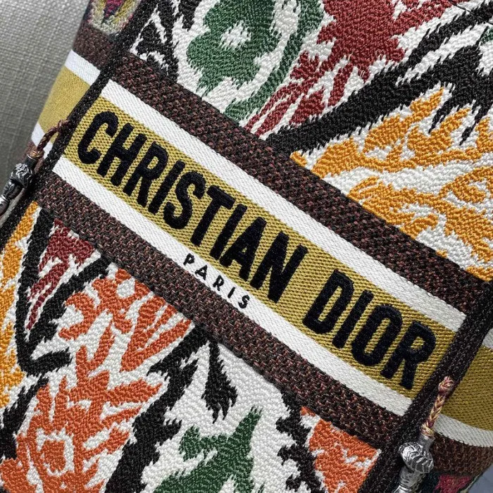 Dior D-Bubble Bucket Bag Orange Maple Leaf