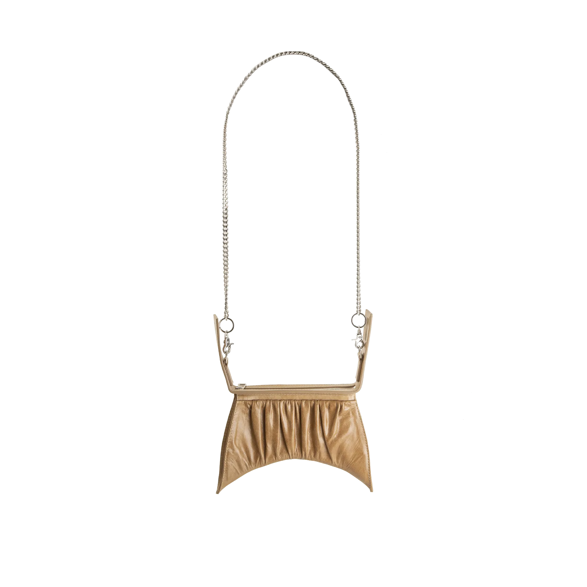 Dusty Tan Croc Hydra Bag