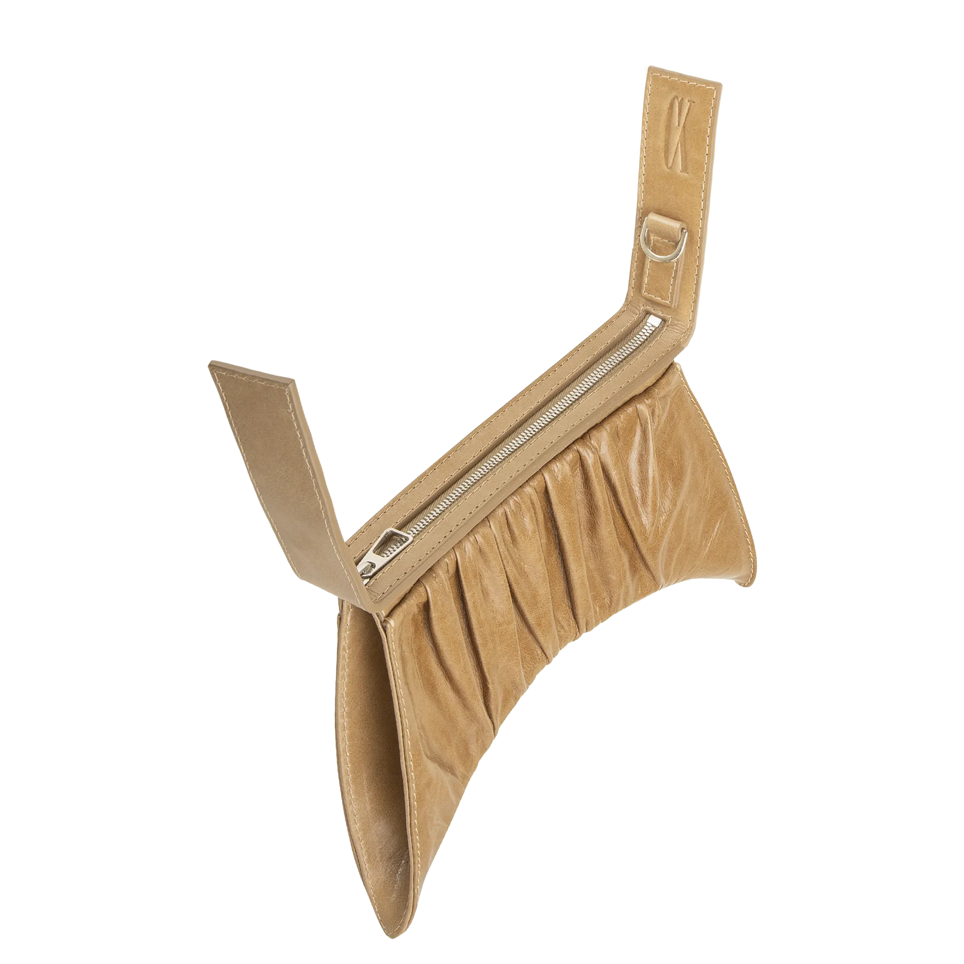 Dusty Tan Croc Hydra Bag