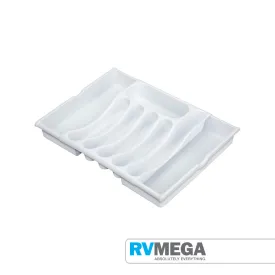 Expanding Cutlery Tray White