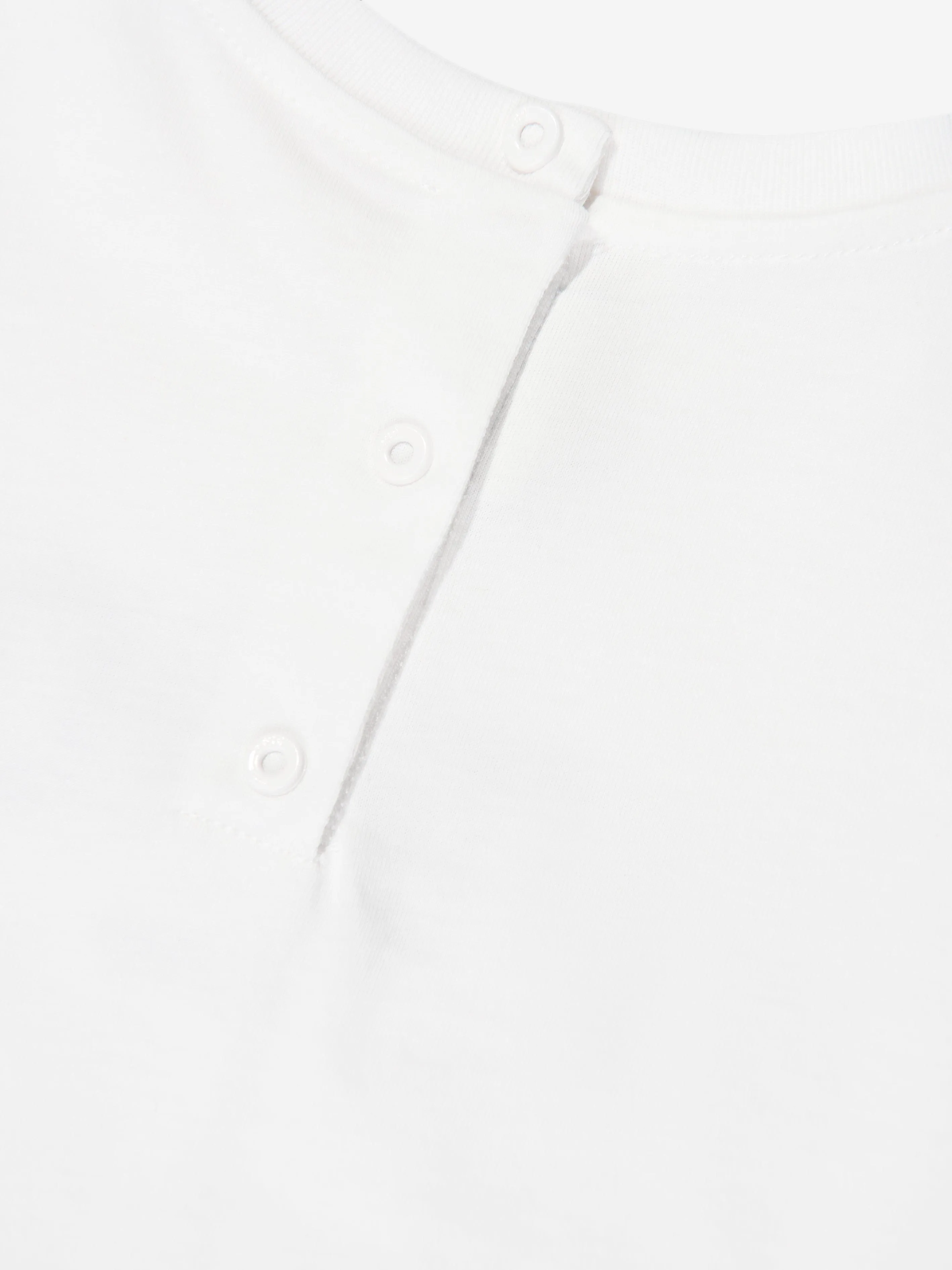 Fendi Baby Logo T-Shirt in White