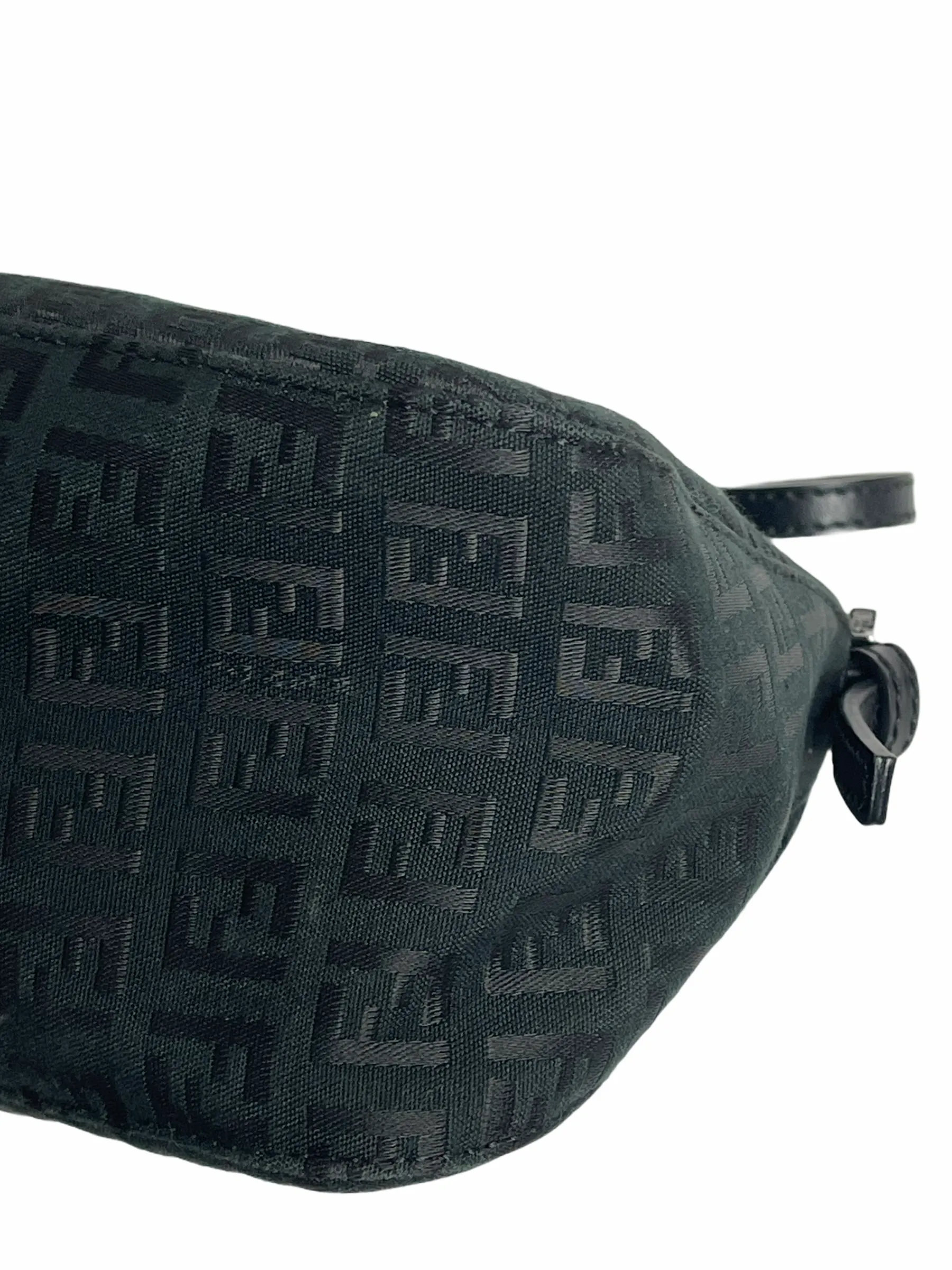 Fendi Black Zucca Monogram Mini Bagette - As seen on Instagram 07/03/21