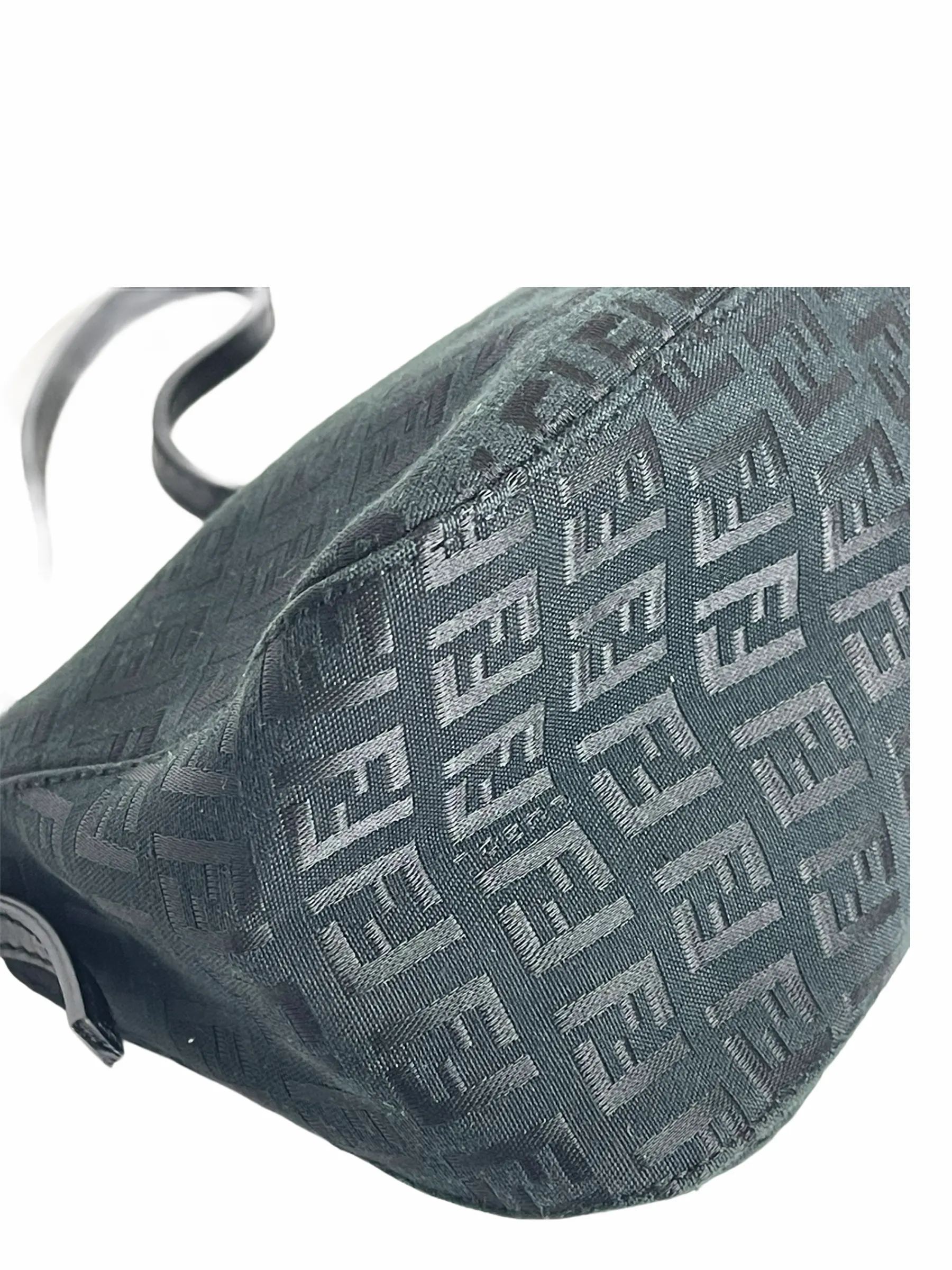 Fendi Black Zucca Monogram Mini Bagette - As seen on Instagram 07/03/21