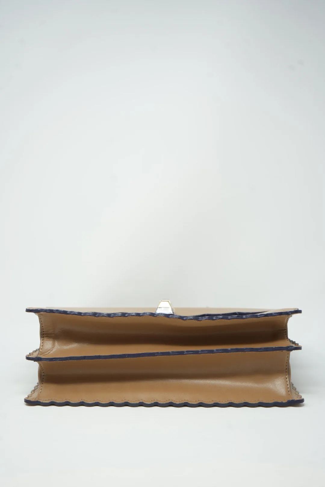 FENDI Kan I Shoulder Bag Beige