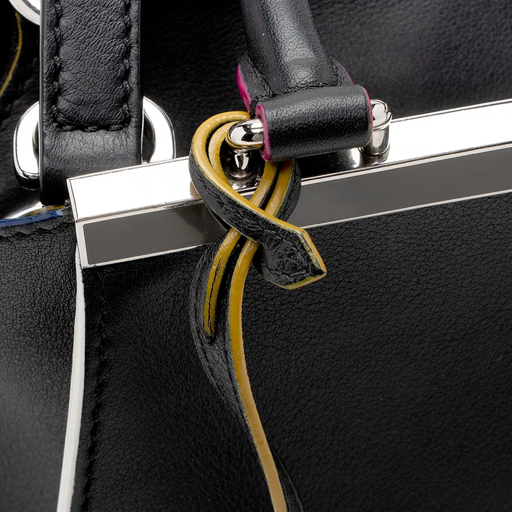 Fendi Leather Petite 2Jours Tote (SHF-20185)